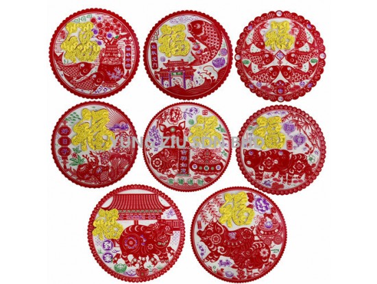 40#WALL DECORATION (2P/PACK)CNY(12116)(35CM)